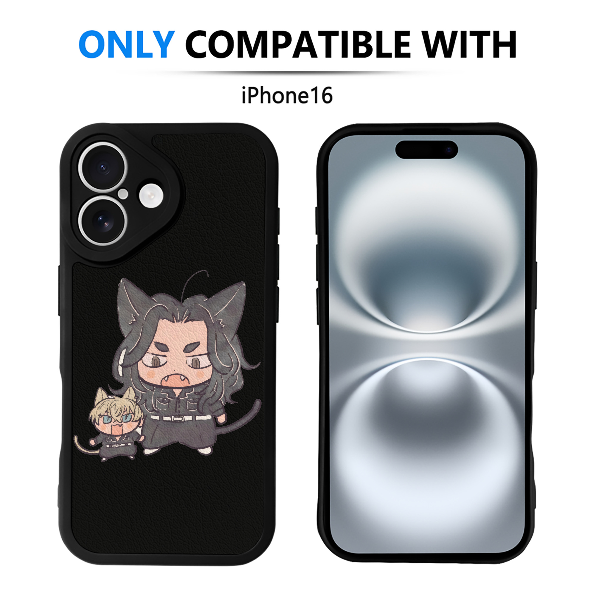 （画像用） 東京リベンジャーズ Tokyo Revengers 【iPhone 16シリーズ対応】シリコンスマホケース（レザー調） 材質：シリコン